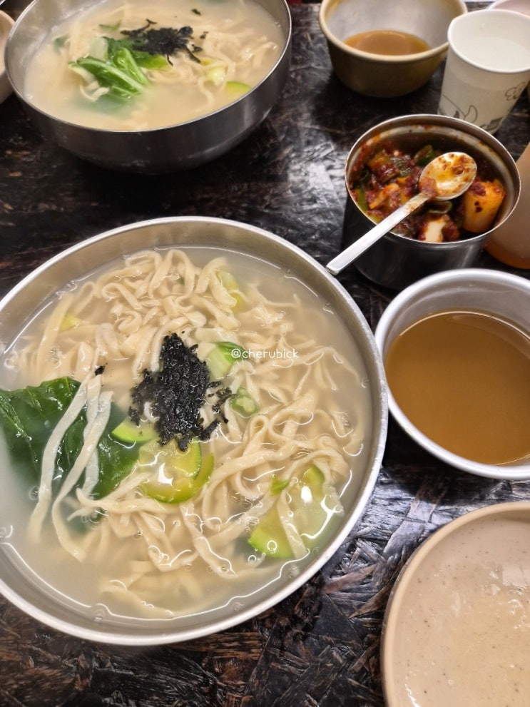  청량리 경북손칼국수, 내돈내산 경동시장 맛집