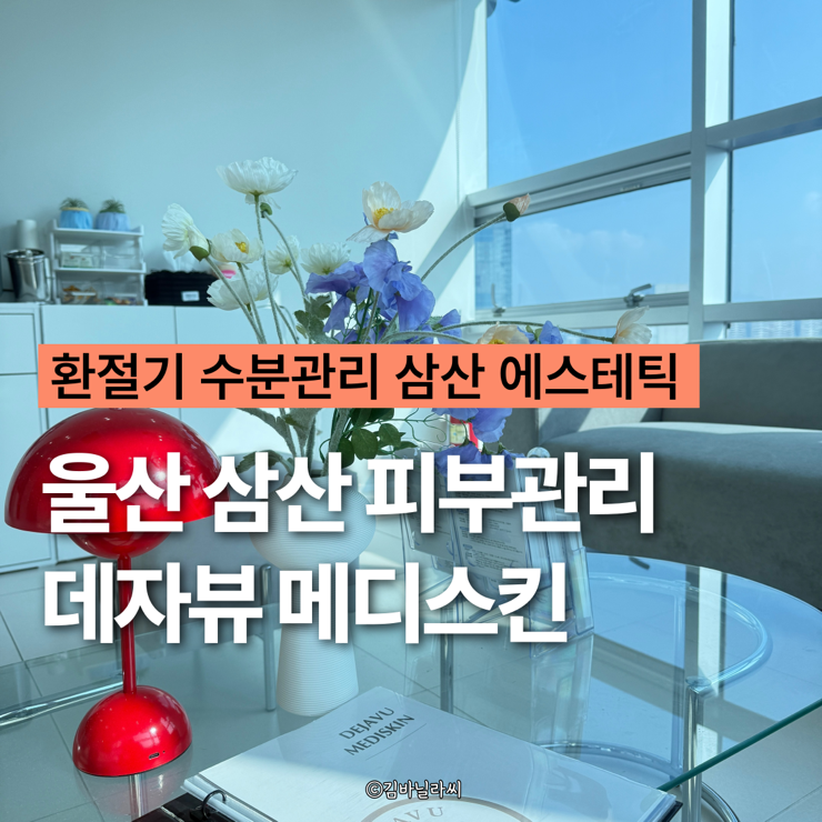  울산 삼산동 피부관리샵 데자뷰메디스킨 수분관리 에스테틱