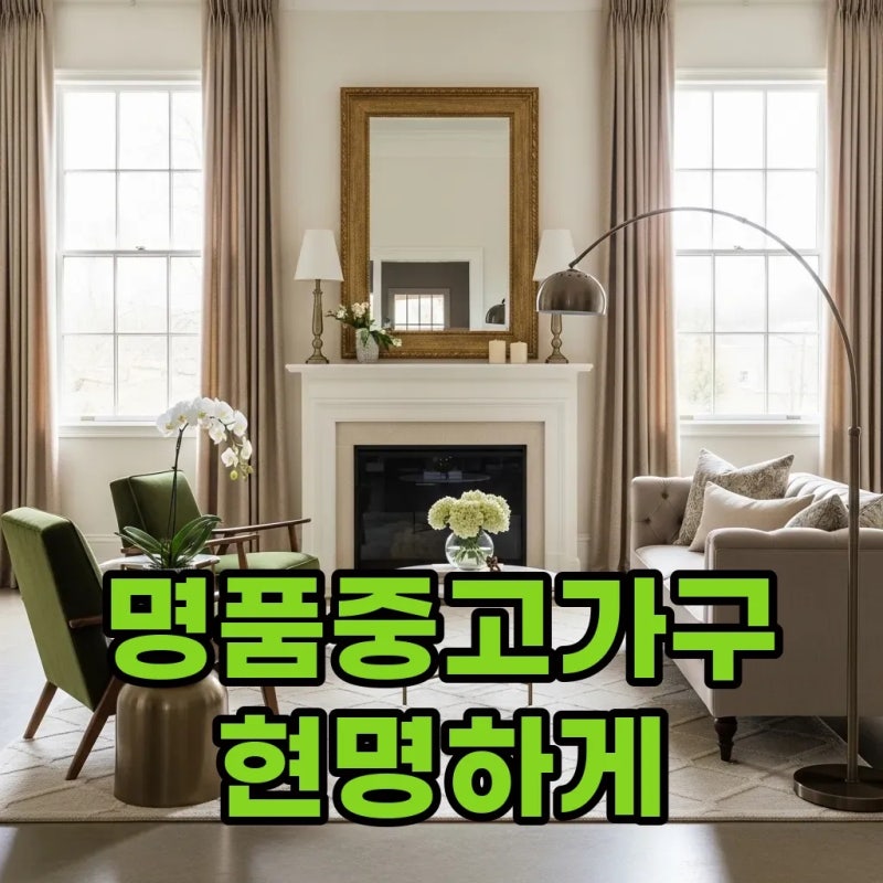 명품중고가구, 현명하게 사고파는 법: 매장부터 관리까지 핵심 가이드