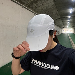 러닝라이프 헬스모자 주머니에 쏙 들아가는 접이식 러닝모자 사용 후기