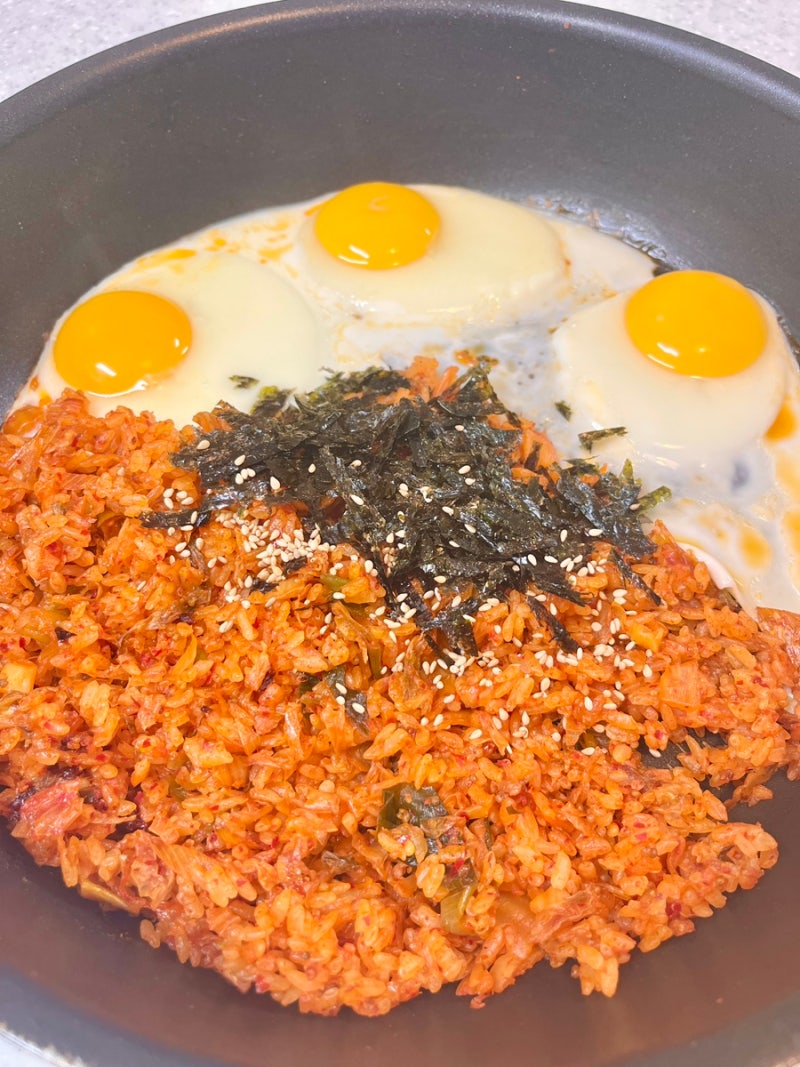 류수영김치볶음밥, 실패 없는 초간단 김치볶음밥 레시피