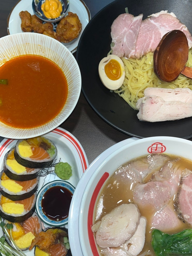  노량진 맛집 라멘 츠케멘 맛있는 초메 후토마끼 특별해요