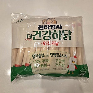 [천하장사 닭가슴살 소세지] 더건강하닭 간식 대용으로