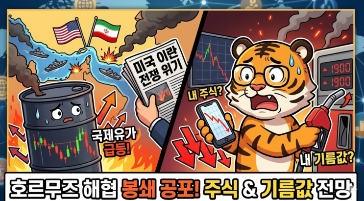  [긴급 점검] 미국 이란 전쟁 위기! 요동치는 국제유가와 호르무즈 해협, 내 주식과 기름값은?