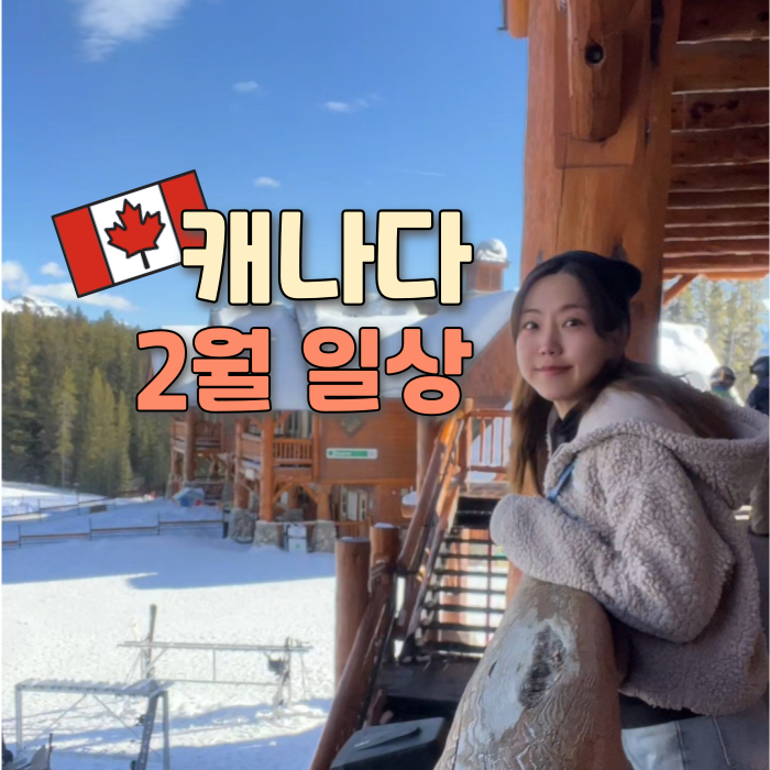   February | 저 됐어요! 캐나다 스키장 이달의 직원 됐어요!
