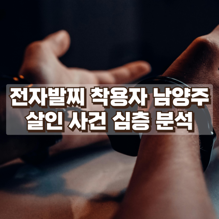 전자발찌 착용자 남양주 살인 사건 심층 분석― 신변보호 여성도 막지 못한 비극의 구조