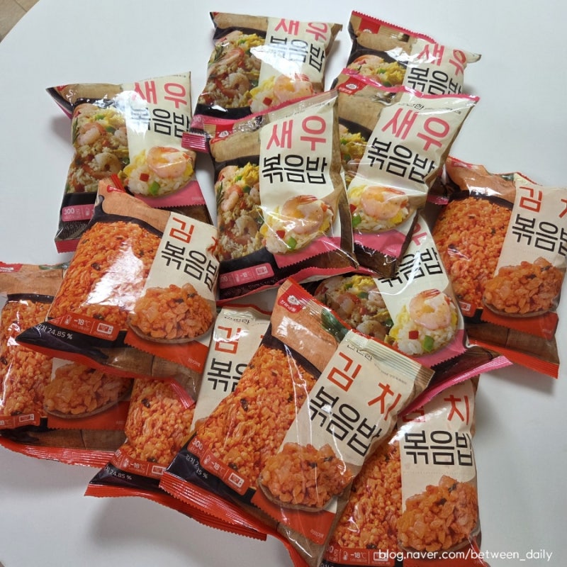 볶음밥냉동볶음밥 추천✅천일식품 김치볶음밥과 새우볶음밥 직접 먹어본 후기