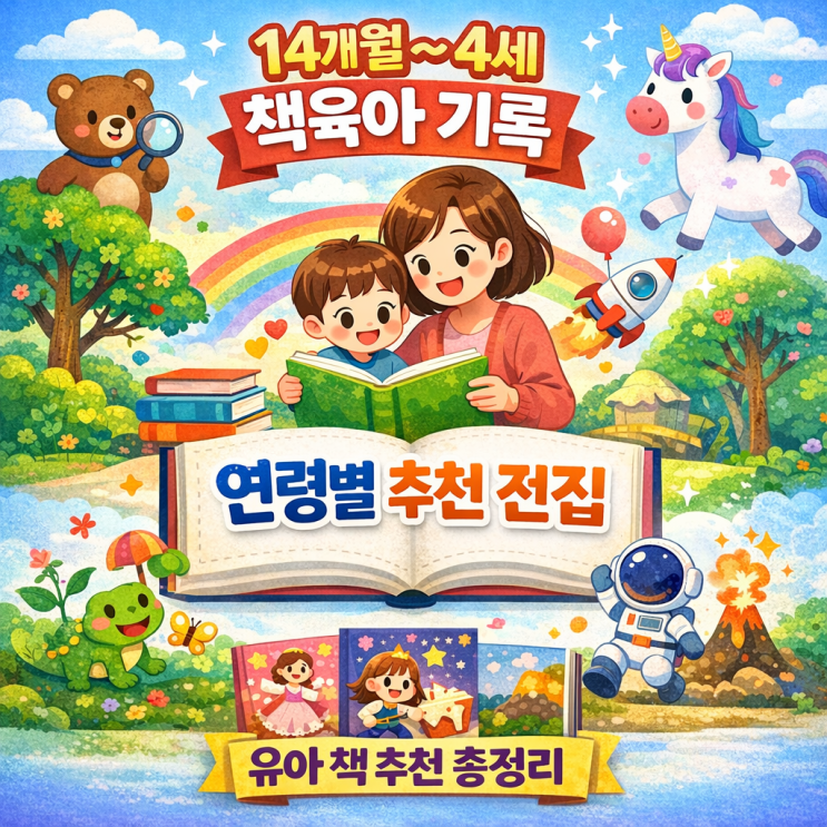  14개월~4세 책육아 기록 | 유아 전집 추천 총정리 (자연관찰·창작·과학·수학 실제 후기)