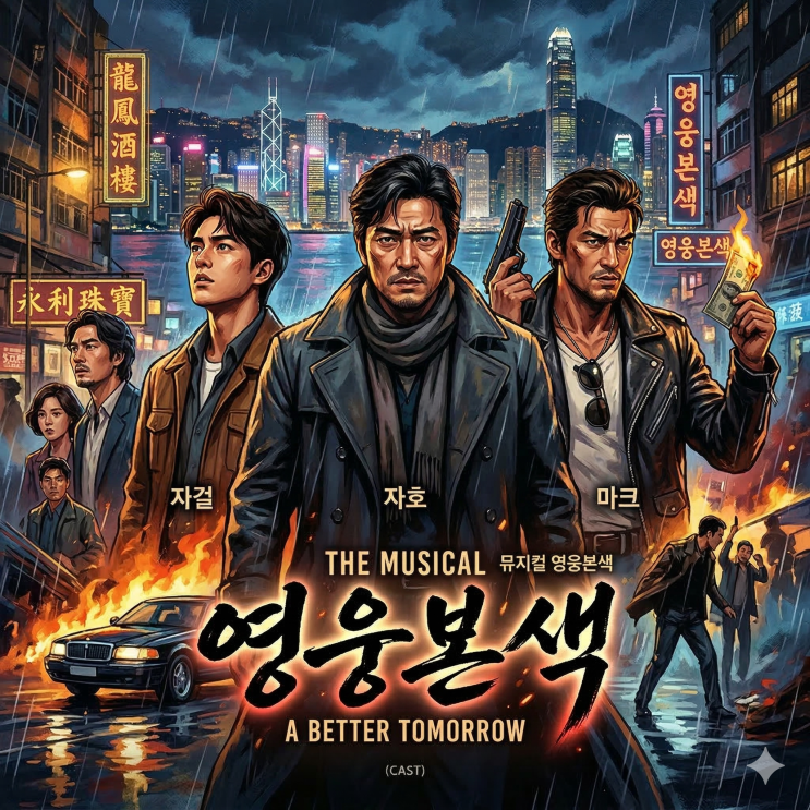 뮤지컬 <영웅본색> 후기 한전아트센터 VIP석 시야 및 유준상 박영수 박민성 캐스팅 리뷰