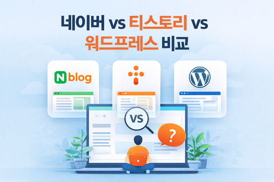  블로그 네이버 티스토리 워드프레스 비교.. 나도 내가 네이버로 돌아올 줄 몰랐다!