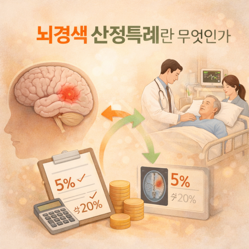 2026 뇌경색 산정특례 완벽 정리 | 대상, 조건 , 30일 적용 기준