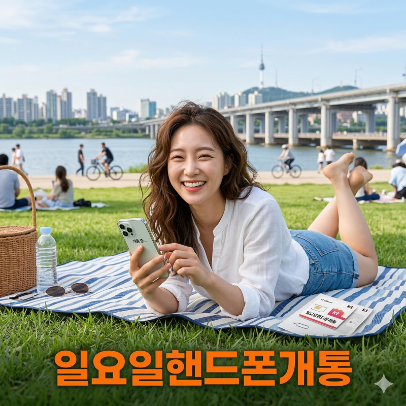 일요일 핸드폰 개통 주말 휴대폰 가입 가능할까? (앤텔레콤 KT, LG 알뜰요금제 종류, 시간, 방....