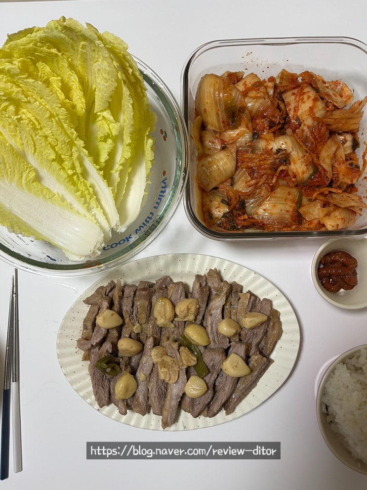  남자는 가오다 그래서 준비했다. 순창 본된장으로 만든 된장 수육
