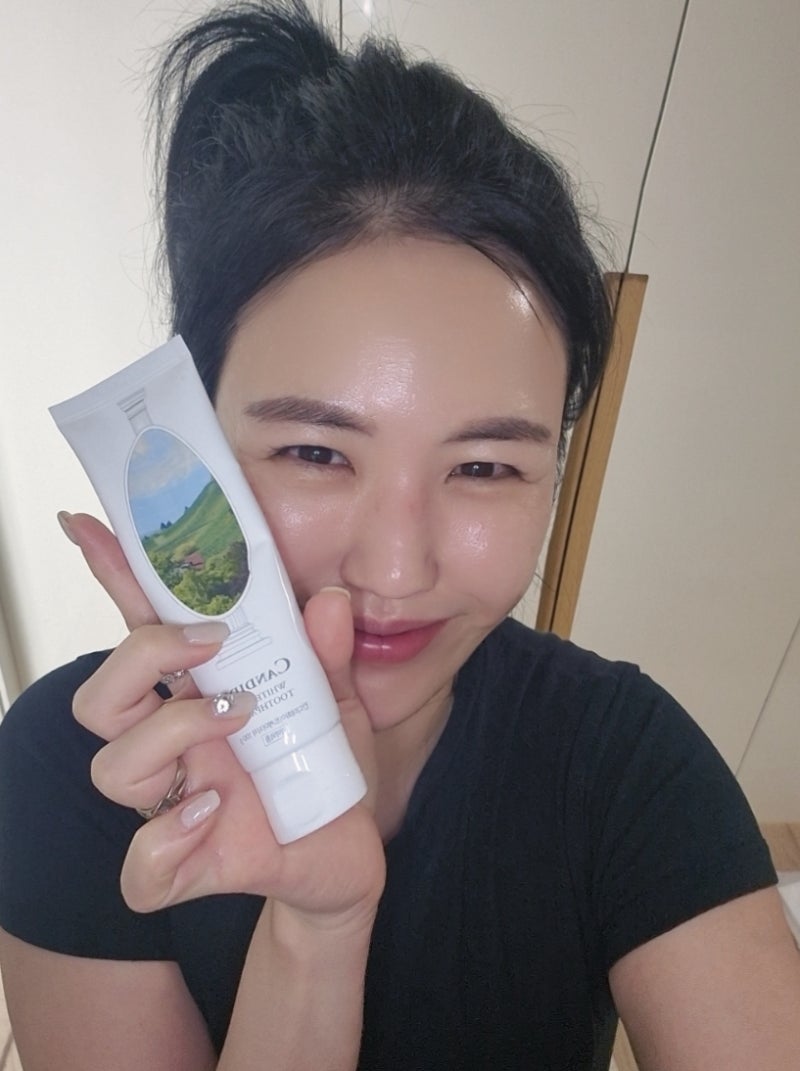 올리브영 치약 치아 미백 으로 핫한 저자극치약 저도 사용해봅니다. [칸디데 미백 치약]