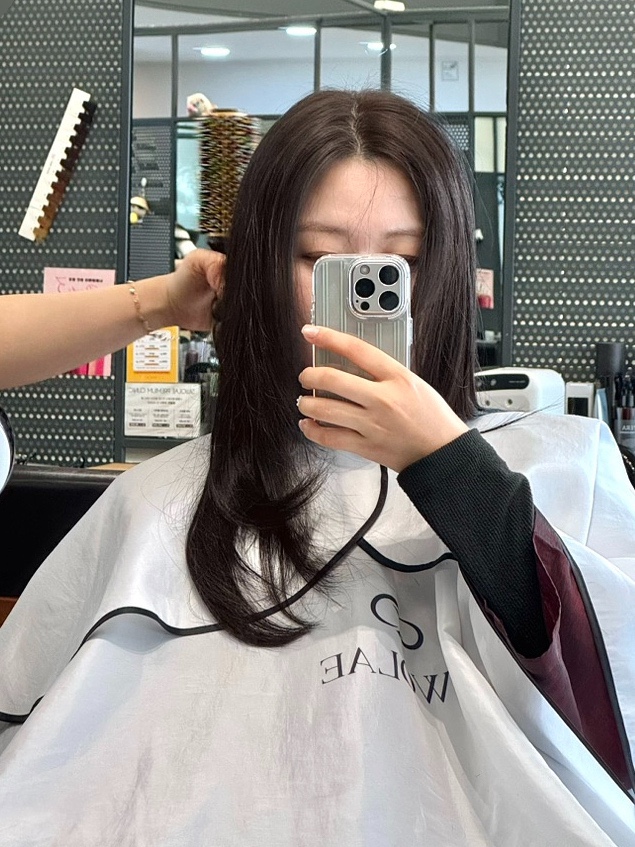  광주웨딩염색 광주광산구미용실 추천 '시월애헤어 운남점' (애쉬브라운 염색 후기)