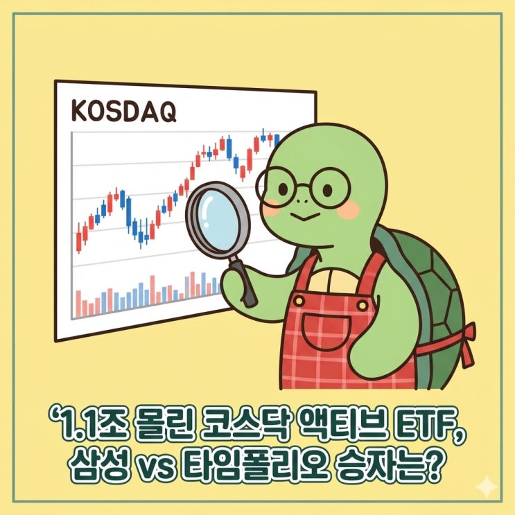  1조 몰린 코스닥 액티브 ETF, 지금 안 타면 후회할까?