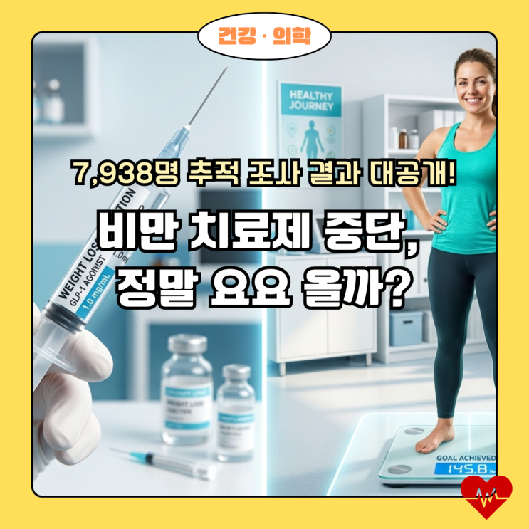  위고비 끊으면 요요? 비만 치료제 중단 후 체중 변화 반전