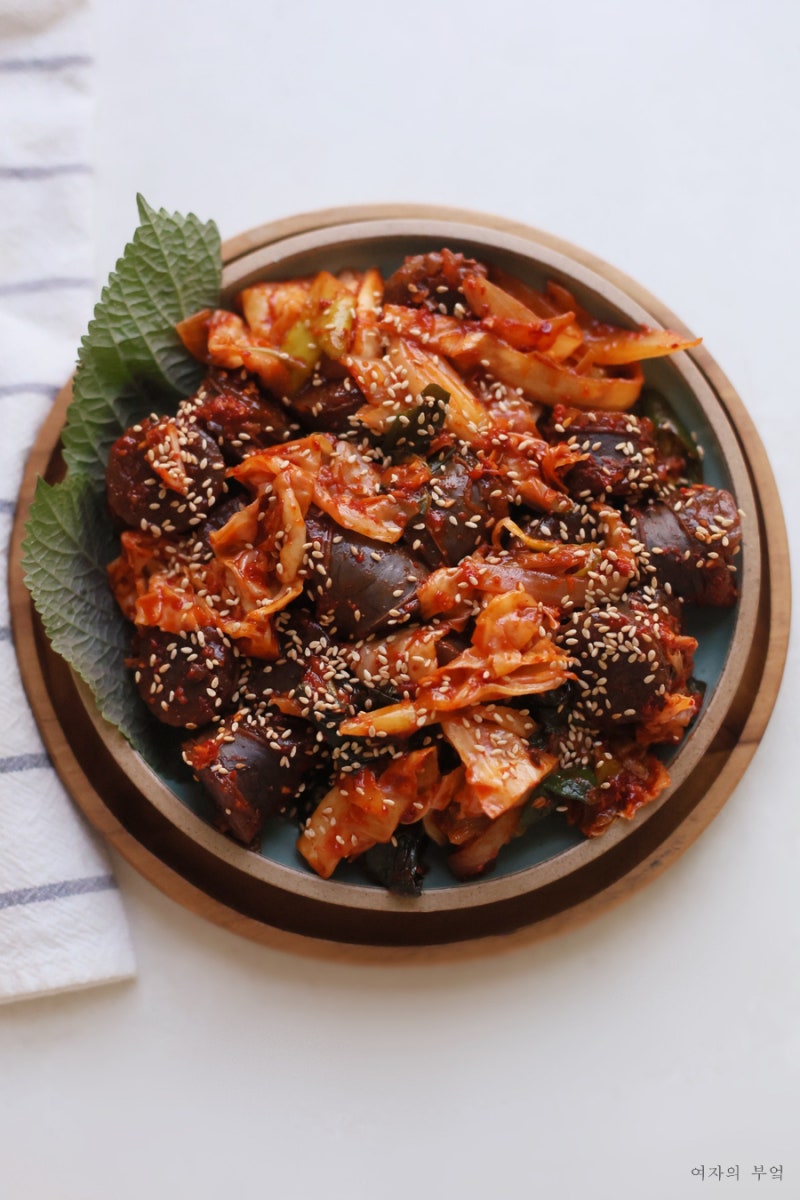 순대볶음 레시피 양념장 순대야채볶음 만들기