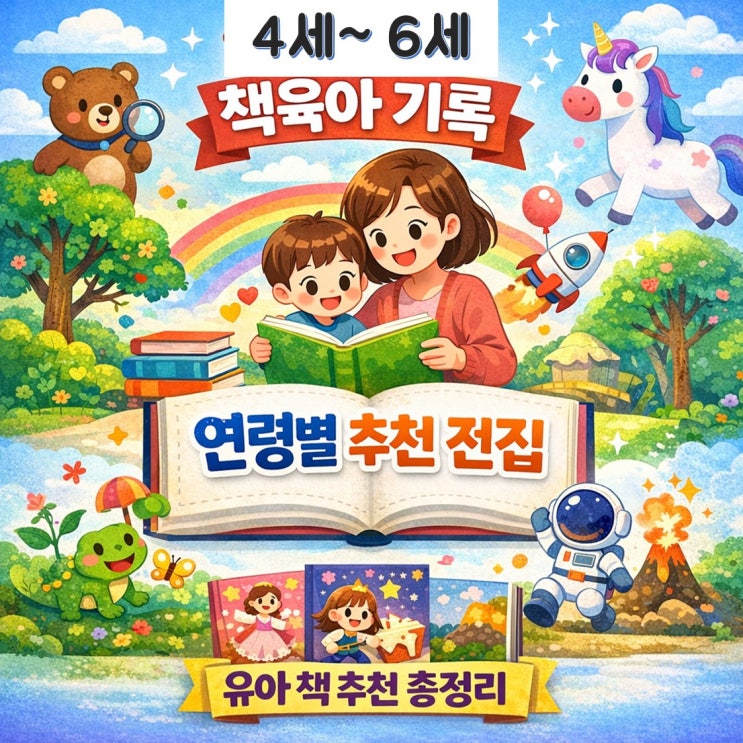  4세~6세(60개월) 책육아 기록 2탄 | 유아 전집 추천 총정리 (자연관찰·창작·과학·수학 실제 후기)