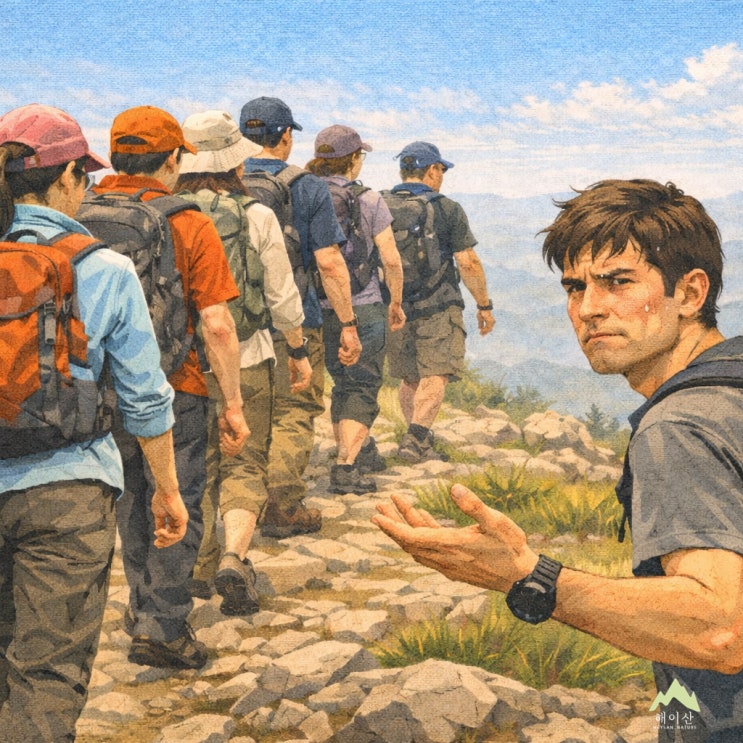  초보자와 산에 갈 때에는 어떻게 가야할까? 해이산의 필드노트