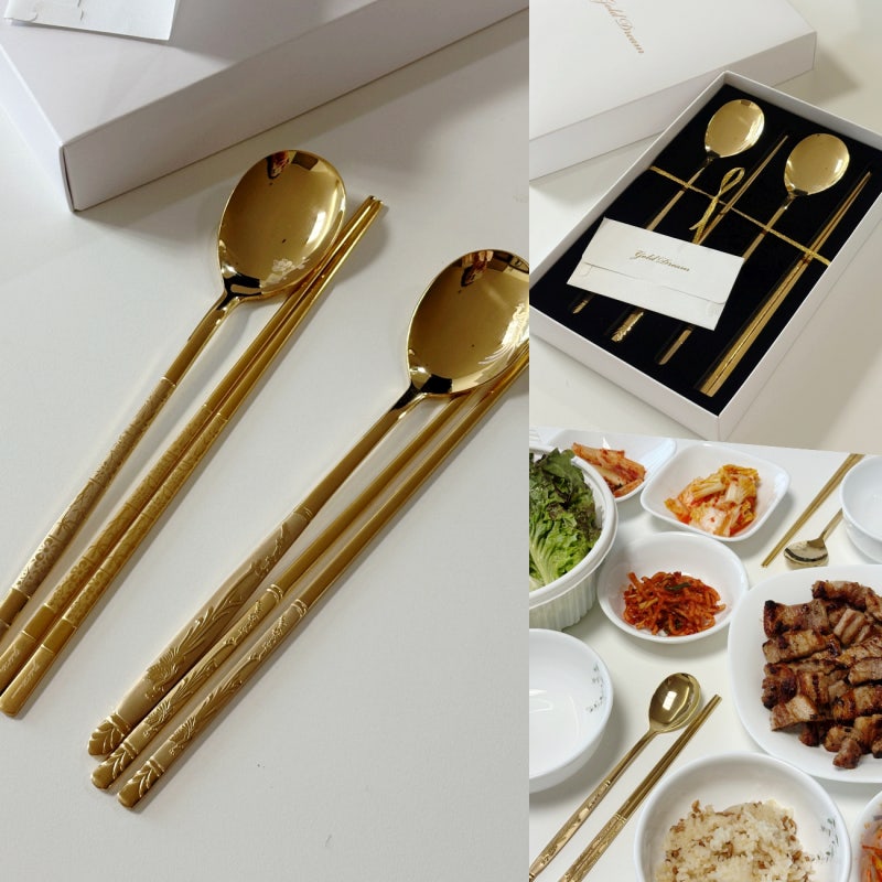 상견례선물필수! 남자친구 부모님 첫인사 선물 골드드림 24K 금수저 고급 세트 후기