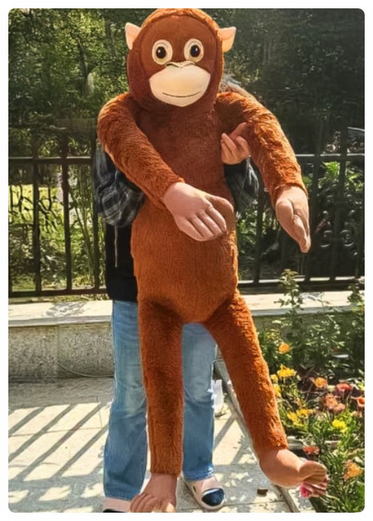  대형 오랑우탄 원숭이인형 고숭이 133cm 애착인형 어린이날 조카 아이 생일선물로 딱인 이유 인테리어 소품 실제 사람만한 크기