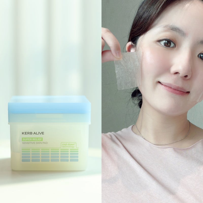 커브얼라이브 센시티브 스킨 패드 쿨링진정 예민피부 이현이패드 사용법 후기