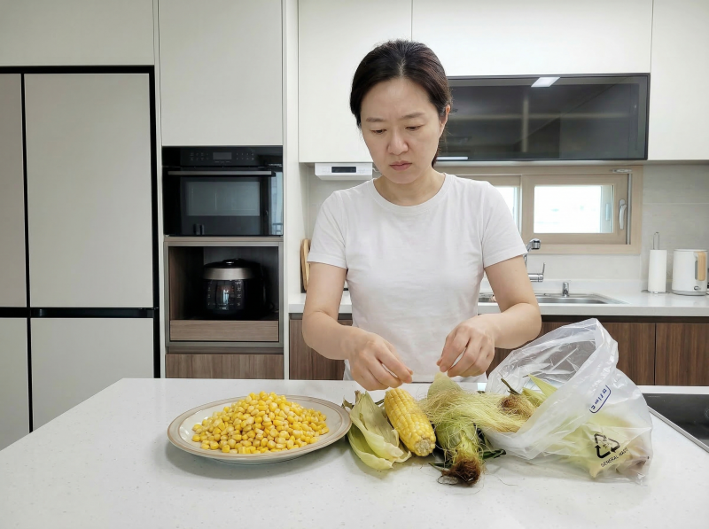 옥수수 먹고 나서 매번 헷갈렸어요 옥수수대 껍질 수염 분리수거 정답 한 번에 알려드려요