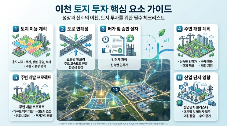  이천 토지 투자 유망지역 TOP5 분석 (2026 투자 전략)