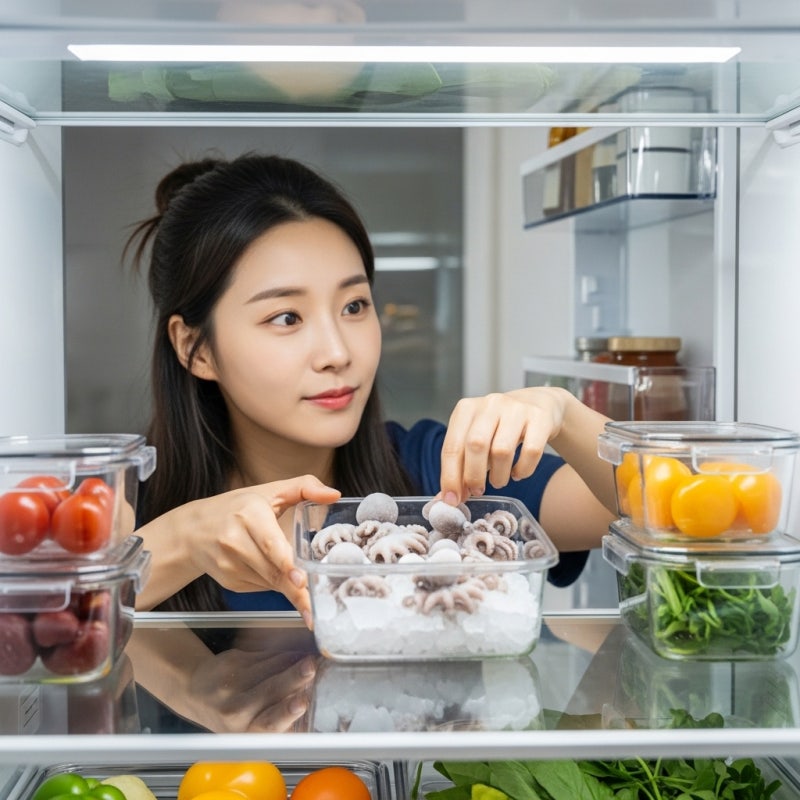 냉동 쭈꾸미 조리 후 남은 것 보관 방법과 안전하게 다시 먹는 꿀팁
