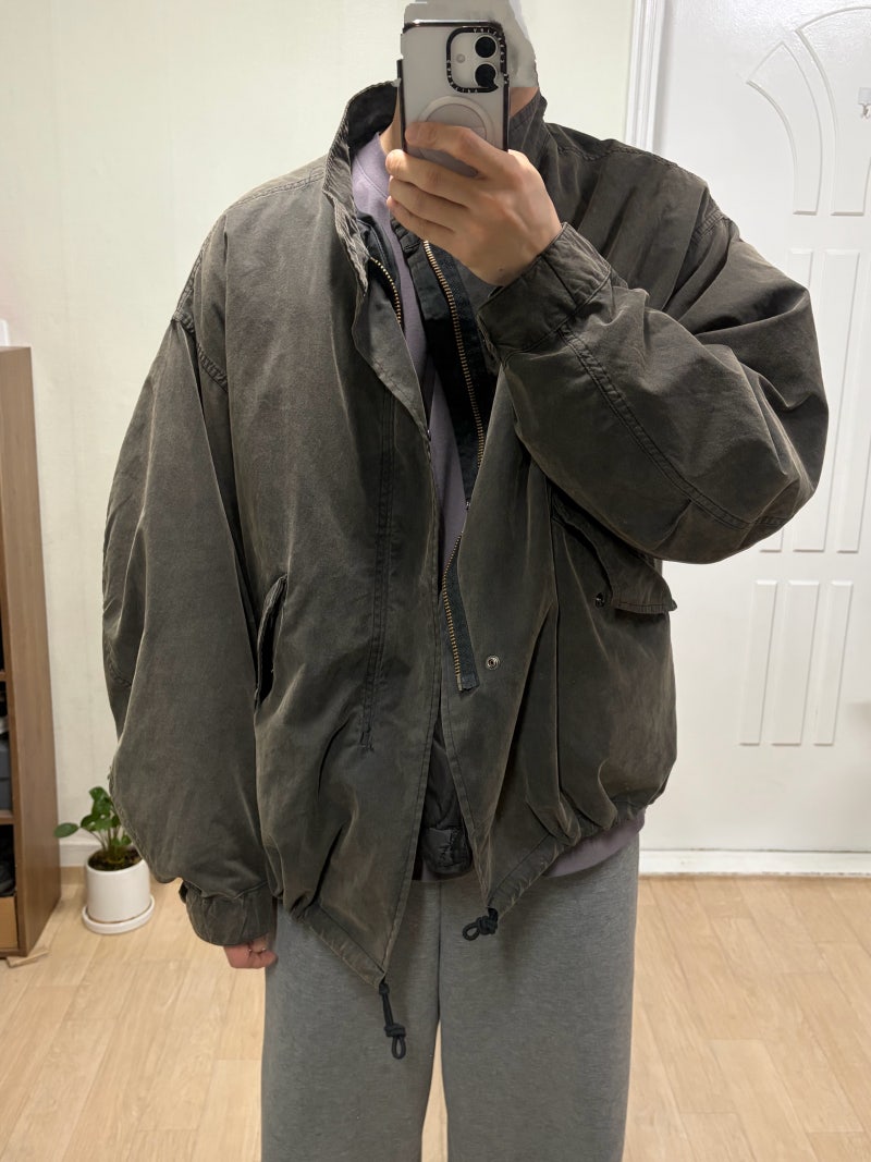 프릭스스토어 개파카 m65 숏 페이드 블랙 리뷰