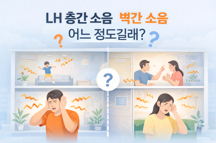  LH 층간 소음 벽간 소음 어느 정도길래? 슬픈 국민 임대의 노래