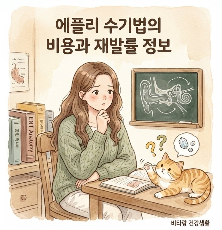 이석증 에플리 수술(이석치환술) 병원 비용과 재발