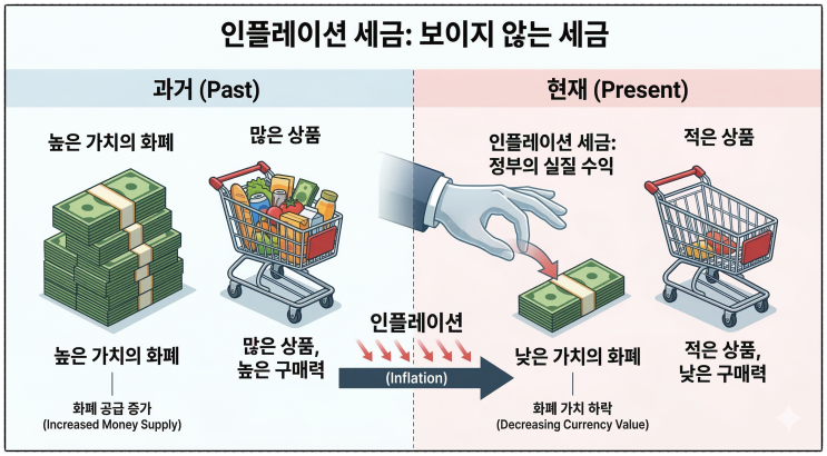  정부는 왜 세금 대신 화폐를 찍어낼까? 인플레이션 세금의 숨겨진 비밀