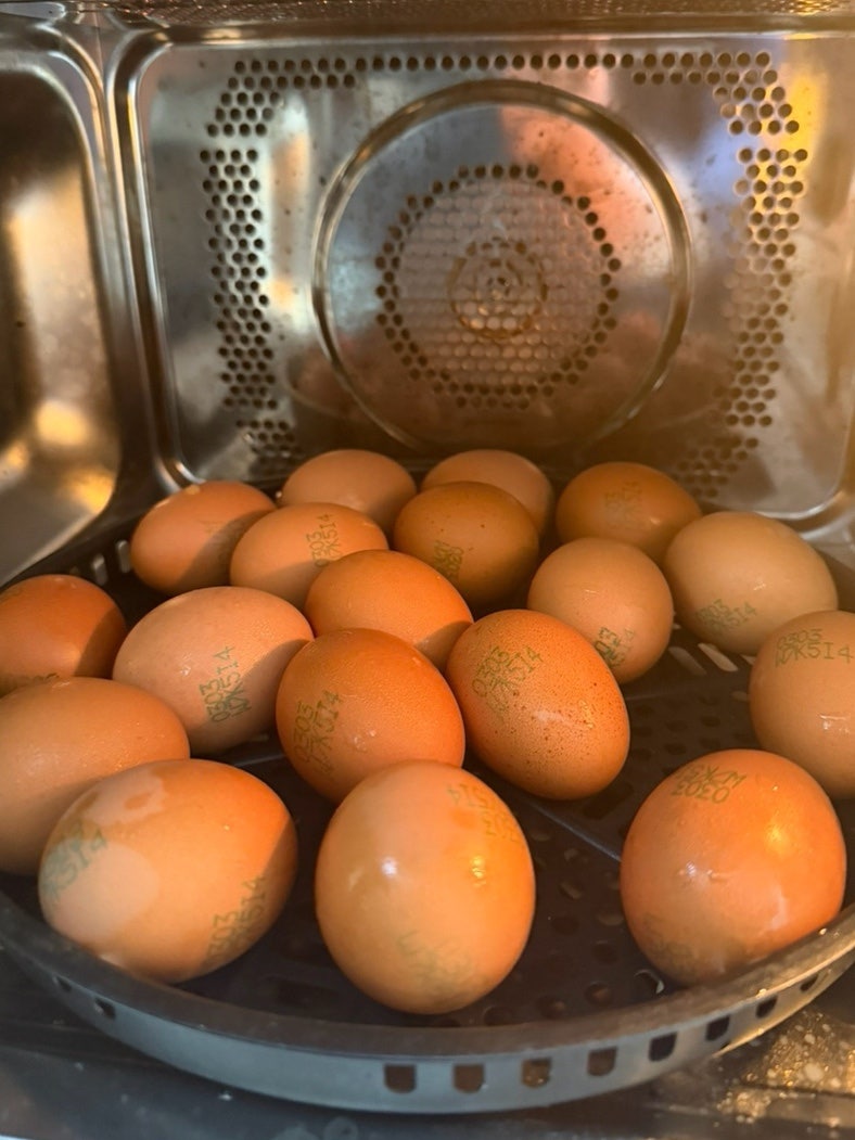 에어프라이어 맥반석 계란 만들기 : 찜질방 갈 필요 없는 쫀득한 레시피