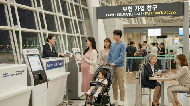 인천공항 내 해외 여행자 보험 가입 창구 위치와 단기 여행 보험 즉석 가입 시 보장 범위 확....