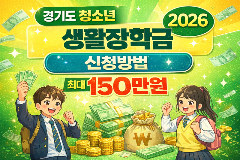 2026 경기도 청소년 생활장학금 신청자격·지원금·제출서류 완벽 안내