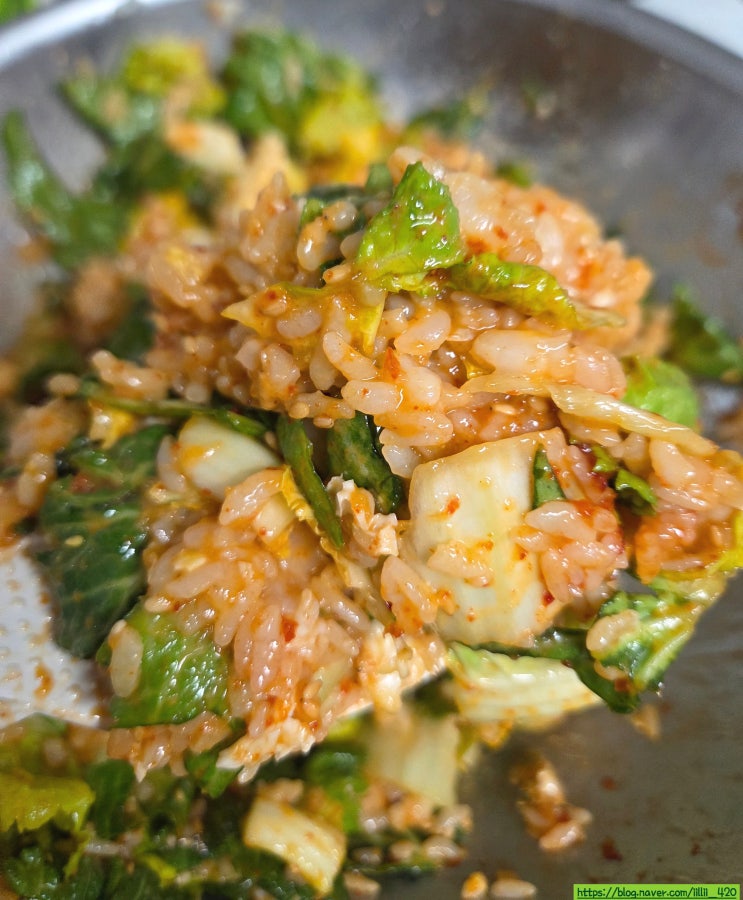  봄동 철 간단하게 만드는 봄동 비빔밥 만들기