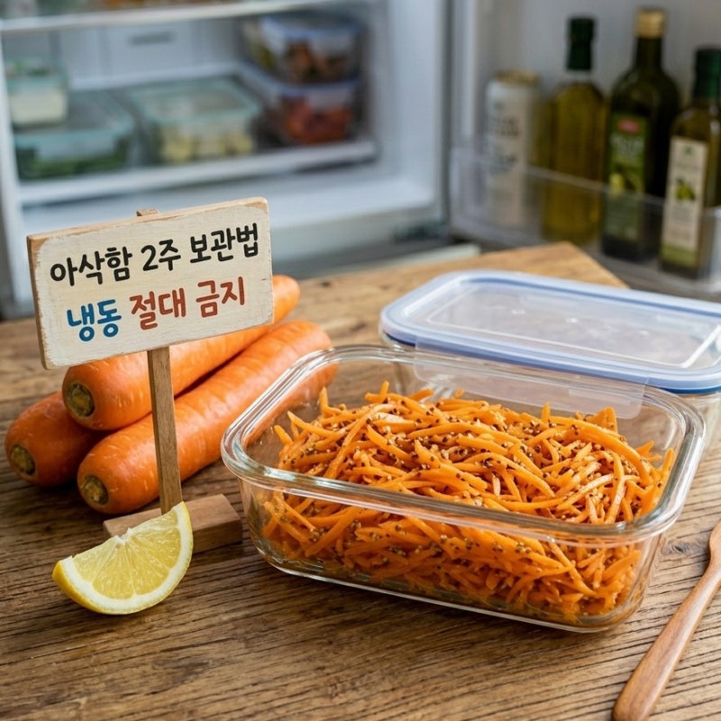 당근라페 냉동 보관법 가능할까? 냉장 보관기간