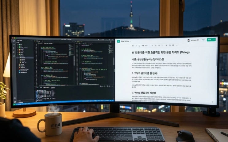  듀얼 모니터 없이 모니터 2배로 넓게 쓰는 법, 윈도우 '가상 데스크톱' 단축키 3가지