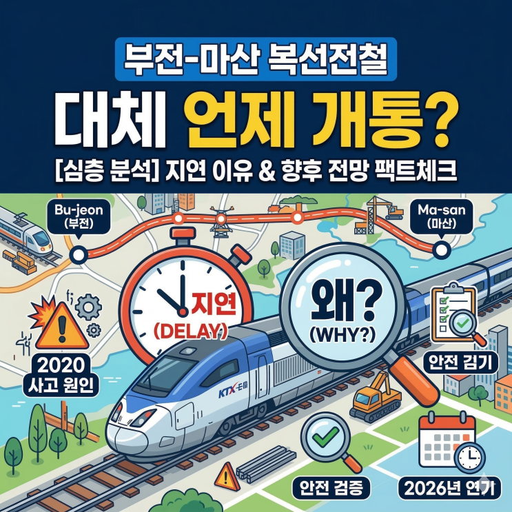 <b>부전</b><b>마산 복선전철</b> 왜 늦어질까, 사고 원인부터 향후 개통 전망까지