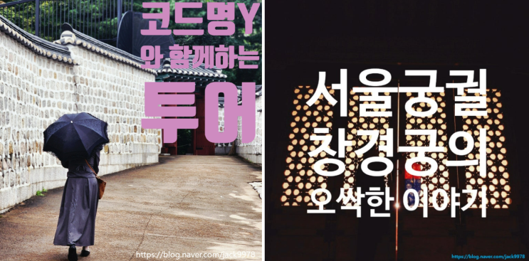  [서울 궁궐] 이머시브 투어 비교｜덕수궁 코드명 Y vs 창경궁 기담, 어떤 투어가 더 좋을까? 비교 및 할인구매까지