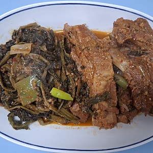 시래기 등갈비찜 등갈비 소금구이 양념장 만들기 레시피