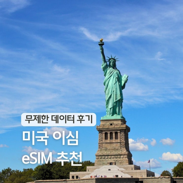  미국 뉴욕 여행 이심 eSIM 추천 로밍보다 링심 이심 당일 사용 후기
