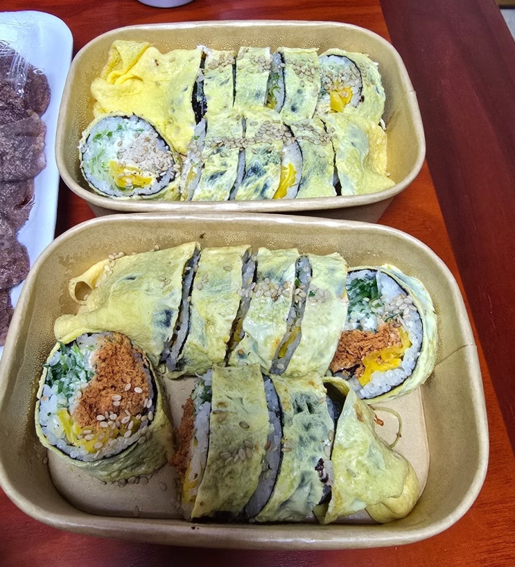  [파닭김밥] 묵호항 파닭김밥 솔직 후기 : 40분 웨이팅 가치가 있을까?