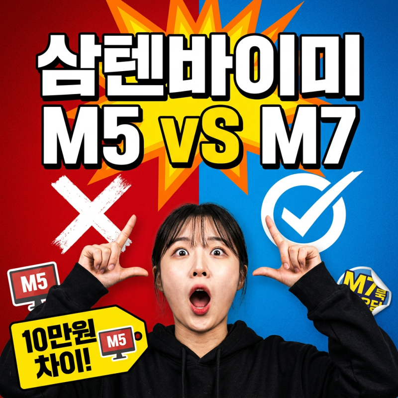 삼텐바이미 M5 M7 차이 비교, 구매 후기