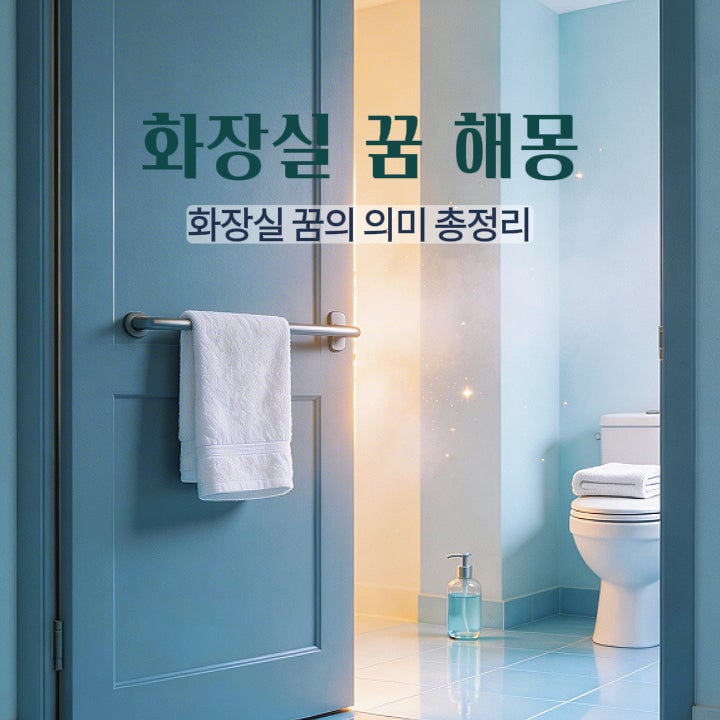 화장실 꿈 해몽-급한데 못 가는 꿈부터 더러운 화장실 꿈까지 총정리