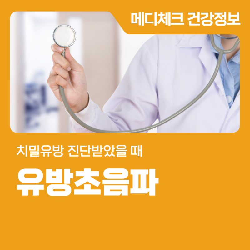 인천 유방초음파 치밀유방 진단받았을 때