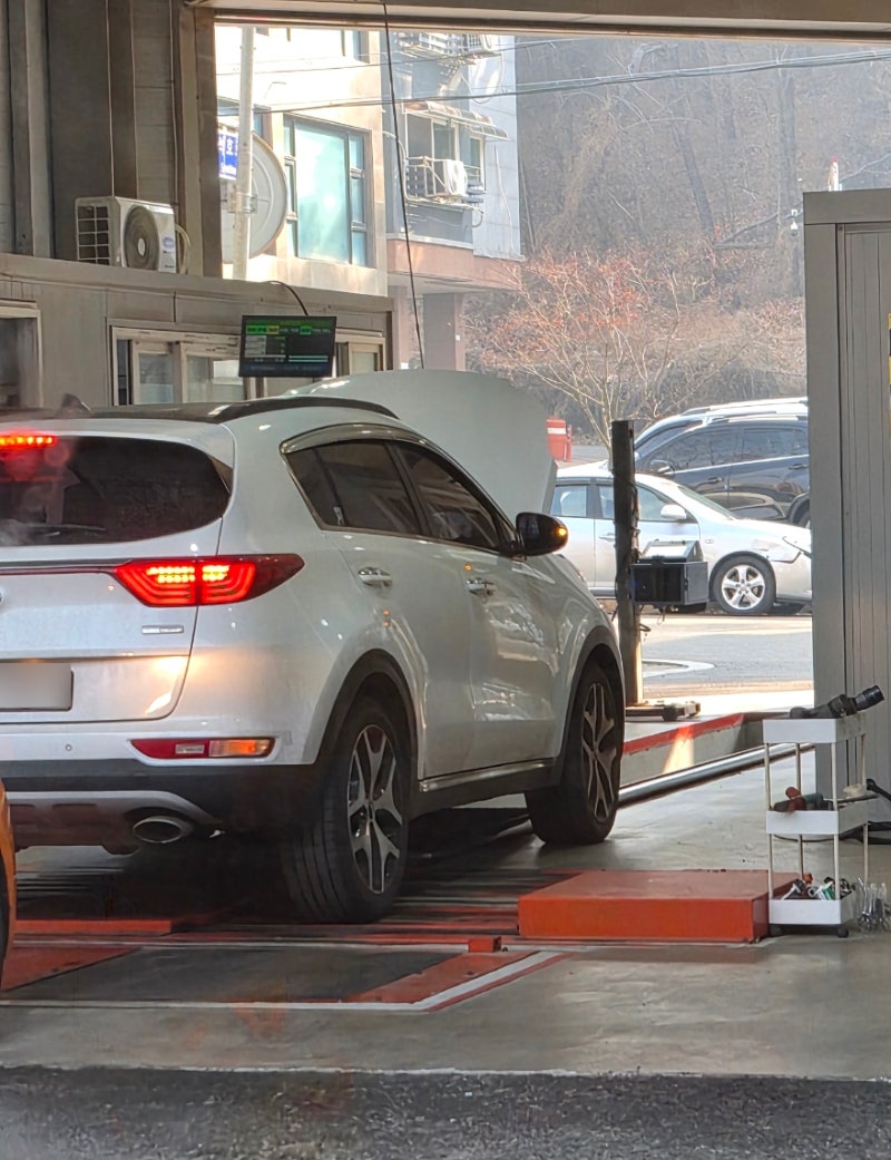 안산 동양 자동차정비 검사장 스포티지 8년차 예약 없이 당일 자동차종합검사 후기