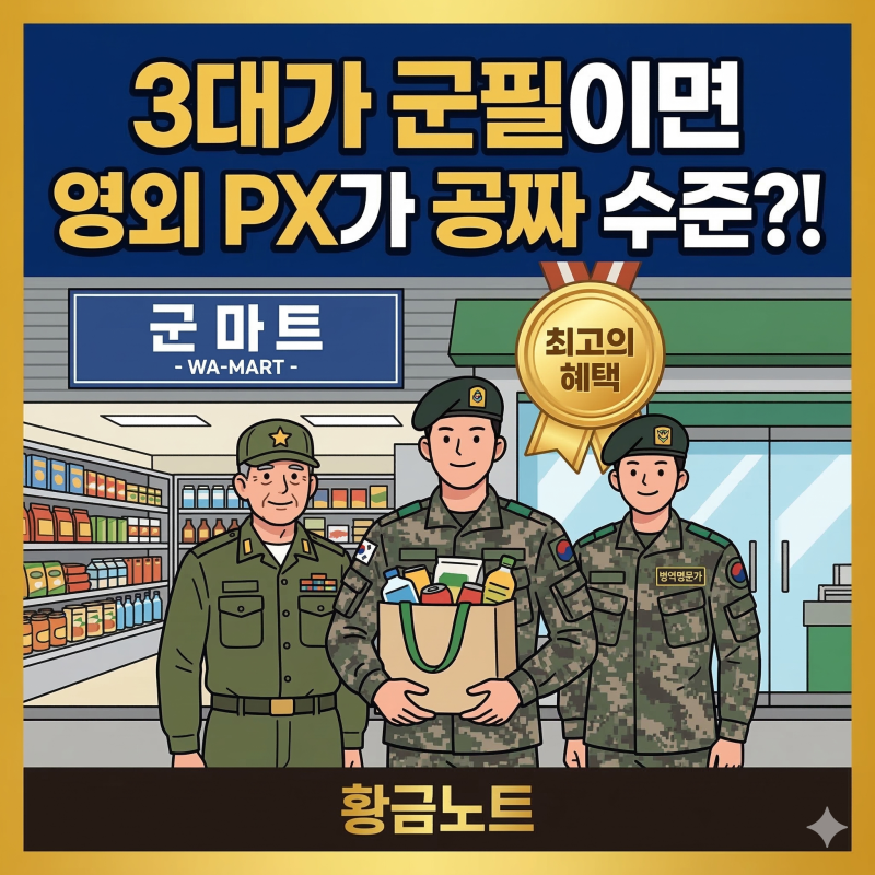 우리 집도 혹시 병역명문가? 영외 PX부터 병원비 할인까지 혜택 총정리